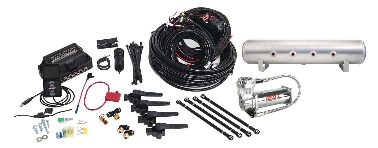 Air Lift 3H (3/8″ Air Line, 4 Gallon 7-Port Tank, VIAIR 444C Compressor)