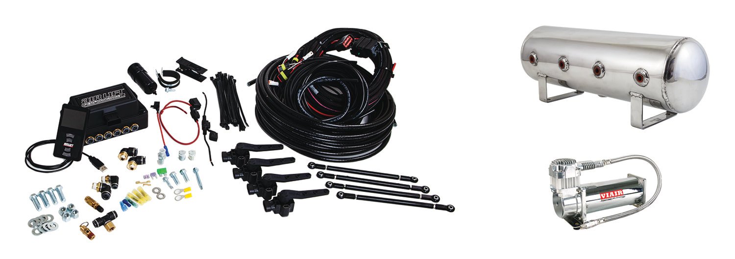 Air Lift 3H (3/8″ Air Line, 2.5 Gallon Polished Tank, VIAIR 444C Compressor)